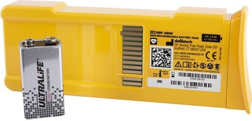 סוללה מוגברת לדפיברילטור LifeLine חברת Defibtech