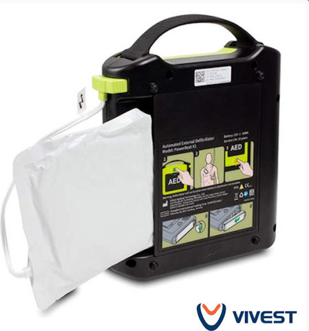 דפיברילטור 1X PowerBeat ViVest למבוגר וילד