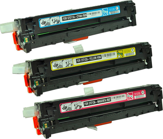 מארז שלושה טונרים תואמים HP131A CF211-3