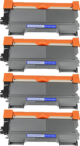 ארבעה טונרים תואמים Brother TN2010