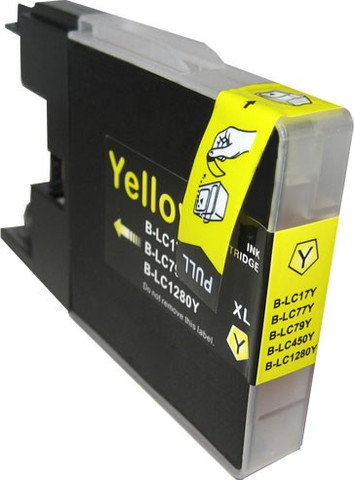 ראש דיו תואם צהוב Brother LC1280Y