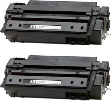 זוג טונרים תואם HP Q7551XD