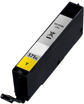 ראש דיו צהוב תואם Canon CLI571YXL