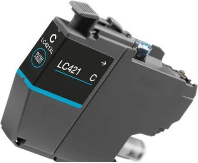ראש דיו כחול תואם Brother LC421C