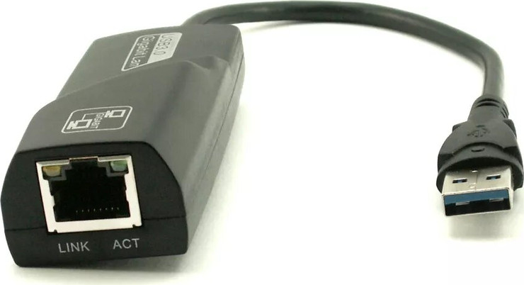 מתאם רשת Gold Touch Gigabit 10/100/1000Mbps מחיבור USB 3.0 לחיבור רשת RJ45