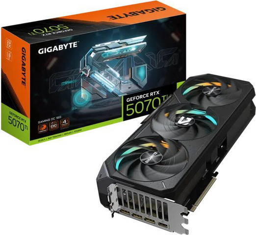 כרטיס מסך Gigabyte GeForce RTX 5070 Ti Gaming OC 16GB GDDR7 GV-N507TGAMING OC-16GD