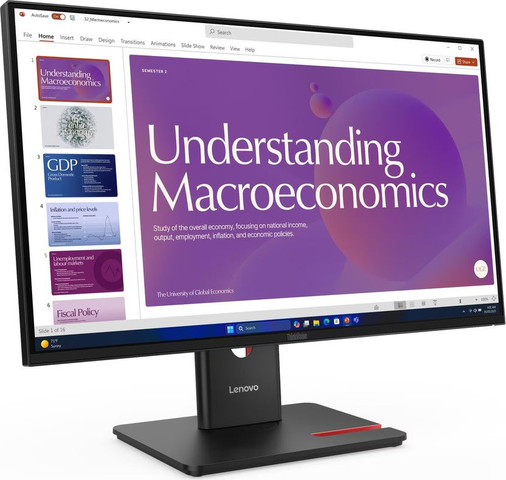 מסך מחשב Lenovo ThinkVision T24D-40 64B9GAT1IS 24