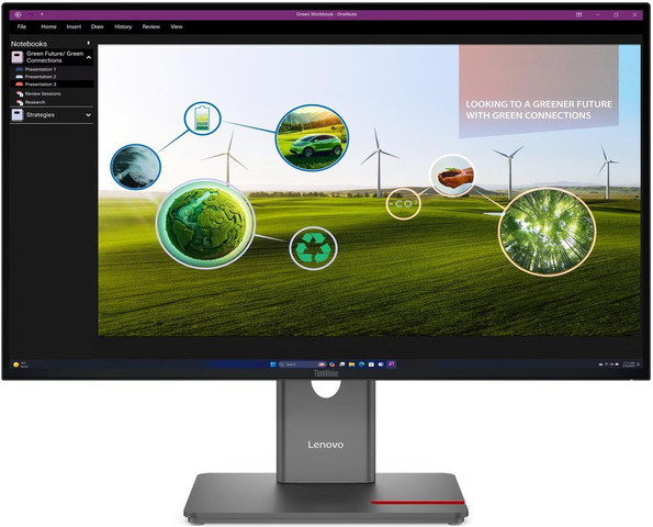 מסך מחשב Lenovo ThinkVision P27Q-40 64A7GAT6IS 27 QHD