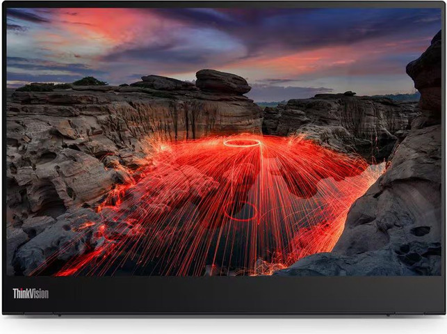 מסך מחשב עם מסך מגע Lenovo ThinkVision M14t Gen 2 63FDUAT6WL 14