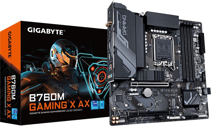 לוח אם Gigabyte B760M GAMING X AX 1.2 Micro-ATX