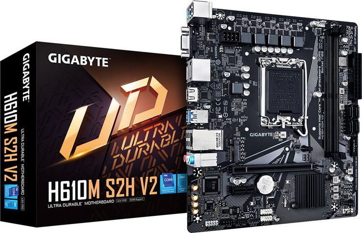 לוח אם Gigabyte H610M S2H V2 D5 Micro-ATX