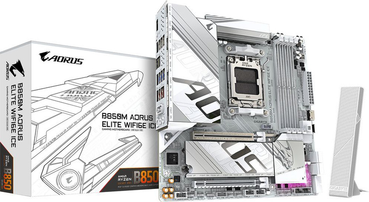 לוח אם Gigabyte B850M A ELT WF6E ICE Micro-ATX