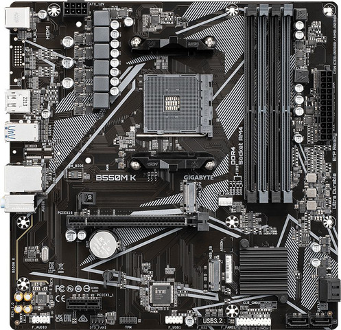 לוח אם Gigabyte B550M K Micro-ATX
