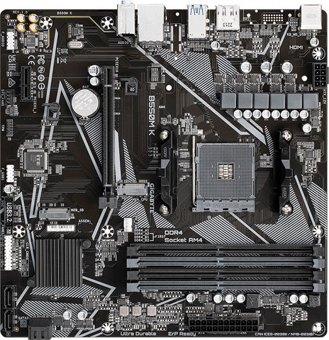 לוח אם Gigabyte B550M K Micro-ATX
