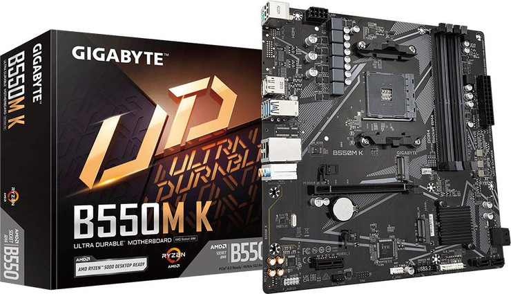 לוח אם Gigabyte B550M K Micro-ATX
