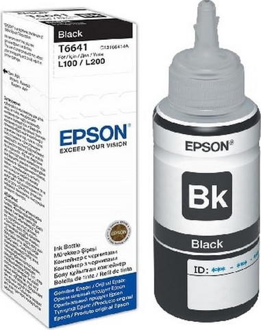 ראש דיו שחור מקורי Epson T6641