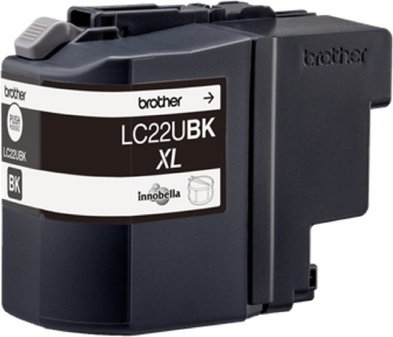 ראש דיו שחור מקורי Brother LC22UBK XL