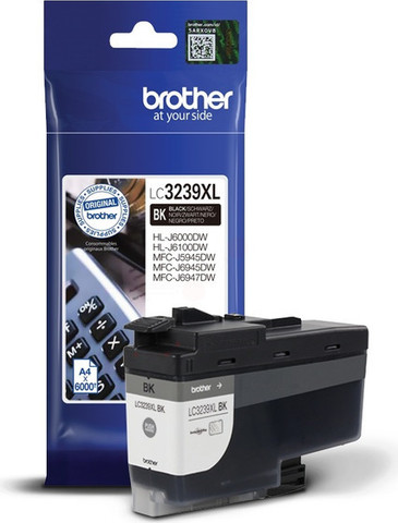 ‏ראש דיו שחור מקורי Brother LC3239XLBK