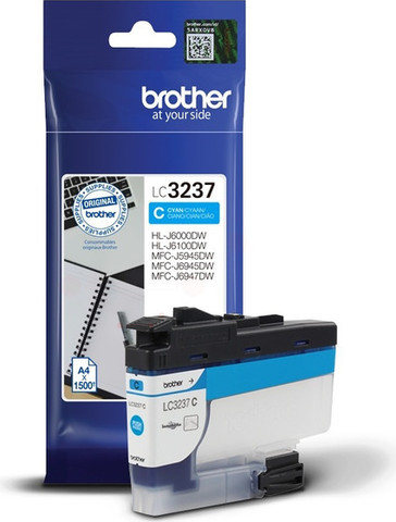 ראש דיו כחול מקורי Brother LC3237C