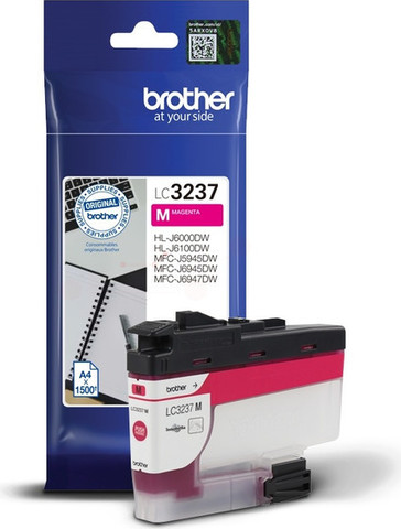 ראש דיו אדום מקורי Brother LC3237M