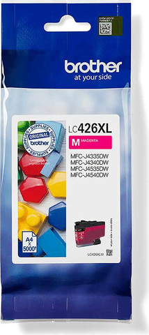 ראש דיו אדום מקורי Brother LC426XLM