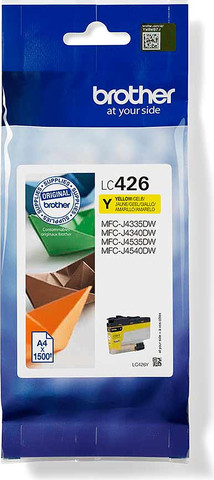 ראש דיו צהוב מקורי Brother LC426Y