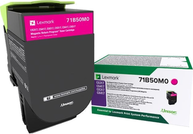 טונר אדום מקורי Lexmark 71B50M0
