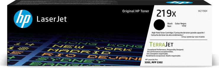 טונר שחור מקורי HP 219X W2190X