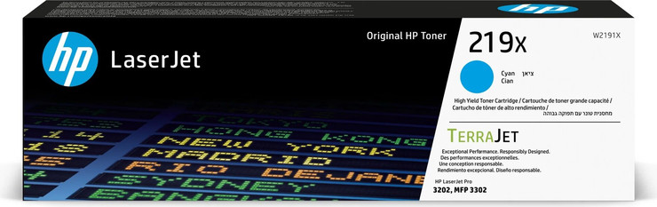 טונר כחול מקורי HP 219X W2191X