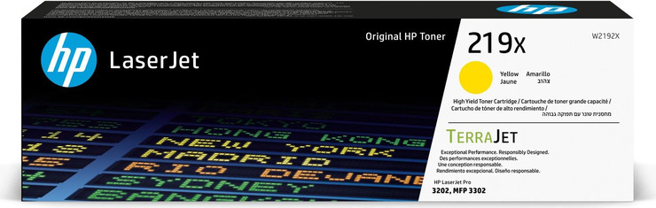 טונר צהוב מקורי HP 219X W2192X
