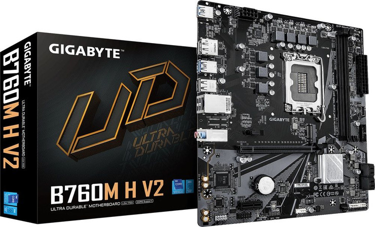 לוח אם Gigabyte B760M H V2 Micro-ATX LGA 1700