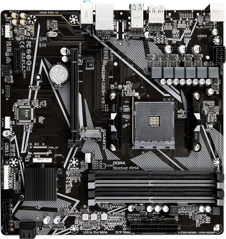 לוח אם Gigabyte A520M DS3H V2 1.0 Micro-ATX AM4