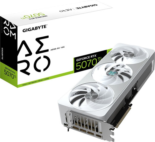 כרטיס מסך Gigabyte GeForce RTX 5070 Ti 16GB GV-N507TAERO OC-16GD