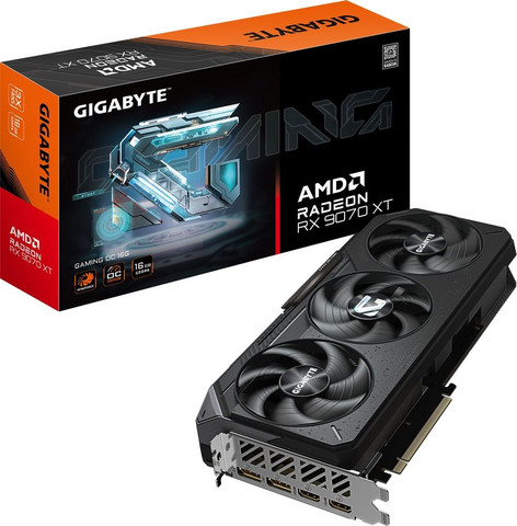 כרטיס מסך Gigabyte Radeon RX 9070 XT 16GB GV-R9070XTGAMING OC-16GD