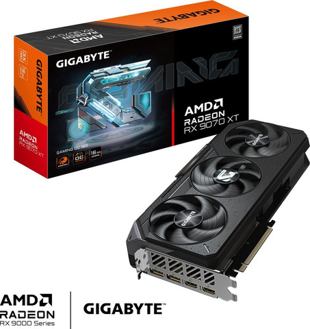 כרטיס מסך Gigabyte Radeon RX 9070 XT 16GB GV-R9070XTGAMING OC-16GD