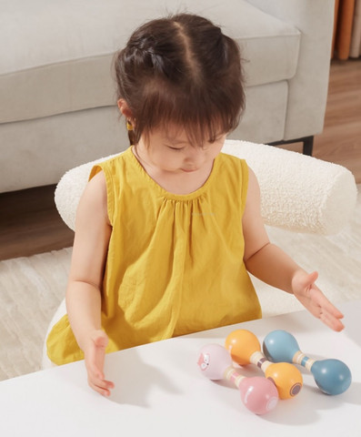 מרקס דו צדדי מעץ - שועל ורוד