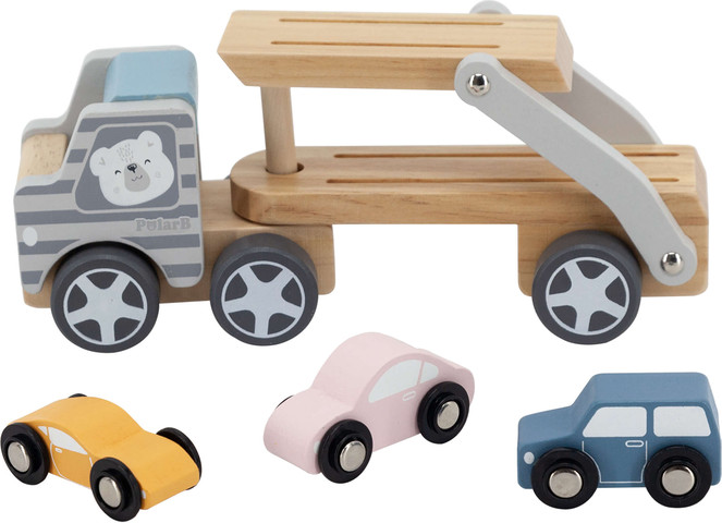 משאית מובילית מכוניות מעץ - PolarB Car Carrier