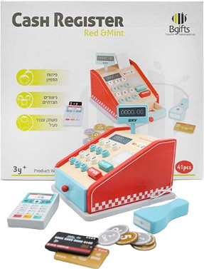 קופה רושמת מעץ BGIFTS