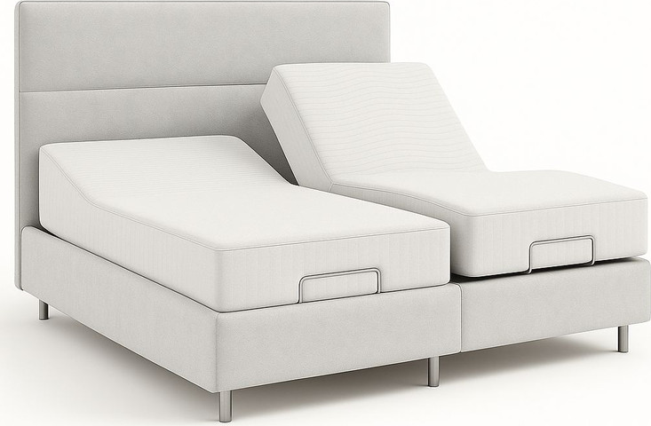 מיטה מתכווננת חשמלית מיטת סביליה - שחור