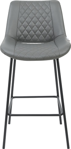 כסא בר אפור דגם RD-8155MF2 – עיצוב מודרני עם תפירת קפיטונאז’