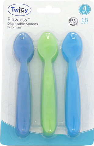 מארז 18 כפיות - Flawless™ Disposable Spoons