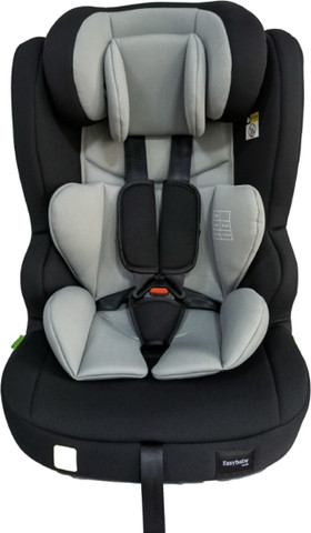 בוסטר רצועות 2 ב- 1 לרכב עם עגינת איזו פיקס תקן ISIZE R129 – צבע:שחור אפור