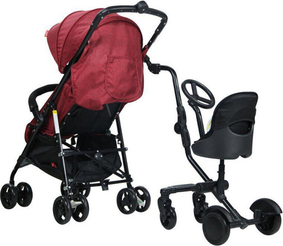 טרמפיסט צד עם מושב לעגלה ו 4 גלגלים COZY UPTOWN RIDER