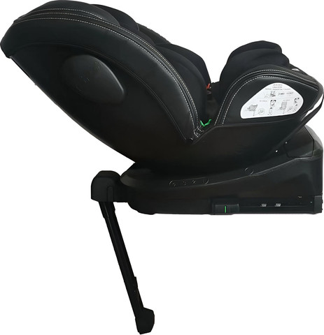 כיסא בטיחות I SAFE מסתובב 360 משולב בוסטר הכולל רגלית Supporting Leg תקן חדש צבע:אפור