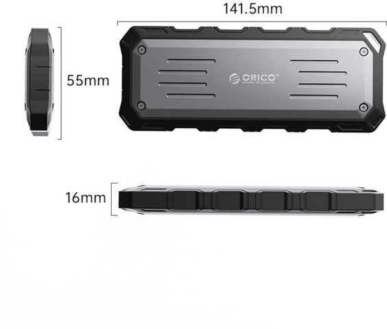 כונן קשיח חיצוני 1TB עמיד למים | 20Gbps