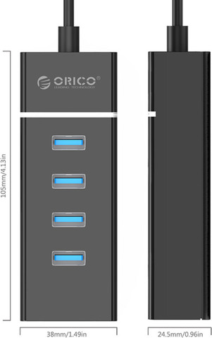 תחנת עגינה USB-A | עם 4 יציאות