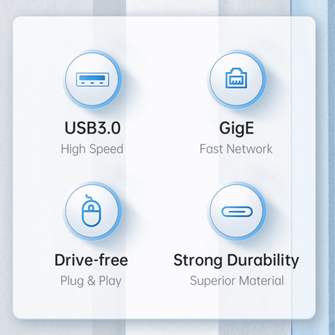 תחנת עגינה USB | עם 3 יציאות | כולל אתרנט