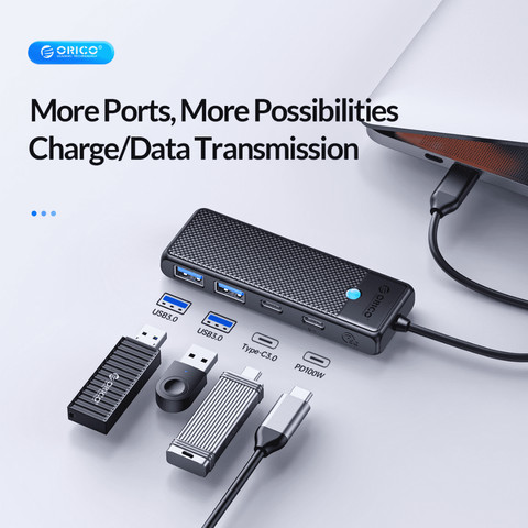 עמדת עגינה USB | עם 4 יציאות USB