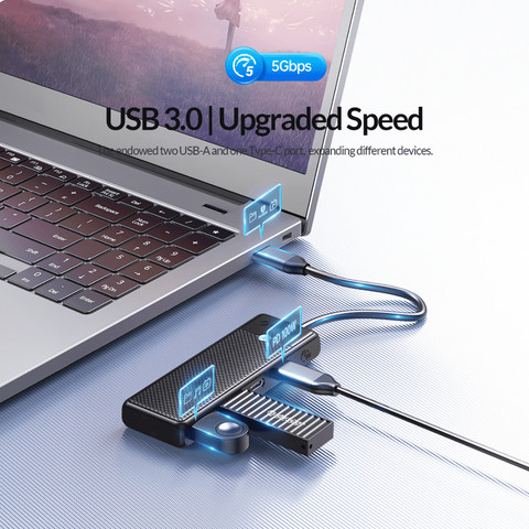 עמדת עגינה USB | עם 4 יציאות USB