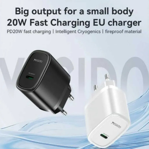 מטען קיר מהיר 20W | עוצמה חזקה | USB-C